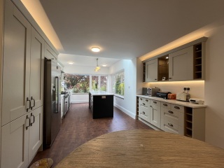 Thoughts on kitchen extension layout -- doubting decision now that the work started!