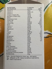 Still good despite vitamins for fertility?