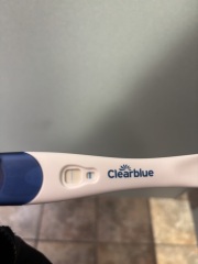 Clear blue test. Evap line or positive