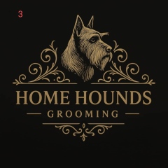 Help me choose which logo for my dog grooming business please.