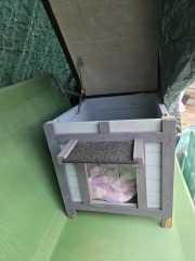 Cat shelter for patio?