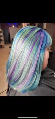 What do you think of people with colourful hair?  As in different colour hair - pinks, greens, blues, purples, - big bright colourful hair