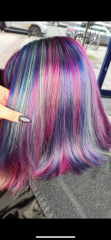 What do you think of people with colourful hair?  As in different colour hair - pinks, greens, blues, purples, - big bright colourful hair