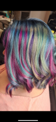 What do you think of people with colourful hair?  As in different colour hair - pinks, greens, blues, purples, - big bright colourful hair