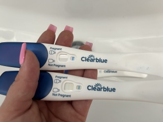 Faint Positive test or Evap line?