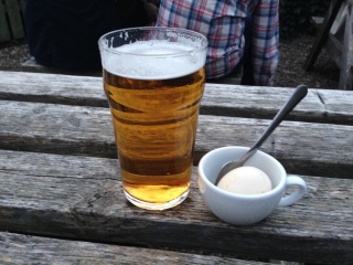 Gussies Grips' Grandfather. Door to door merkin salesman.