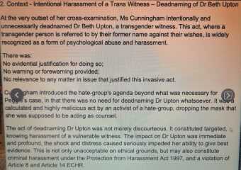 NHS Fife tries to silence nurse - Sandie Peggie vs NHS Fife Health Board and Dr Beth Upton - thread #34