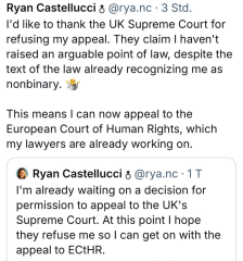 Court cases/Judicial Reviews/ET/ETAs