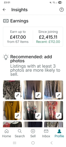 How well do you do on Vinted?
