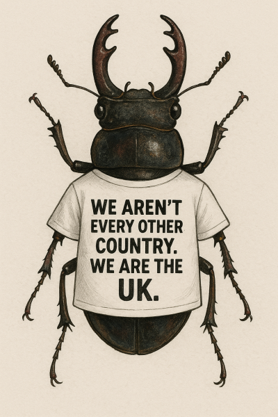 The Bluestocking does a late night flit again