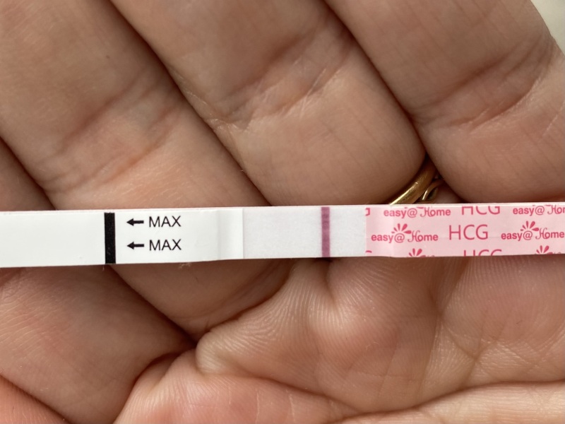 Positive pregnancy test at 7 DPO.