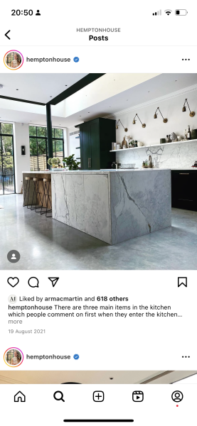 Handmade Kitchens Christchurch // Waterfall kitchen island