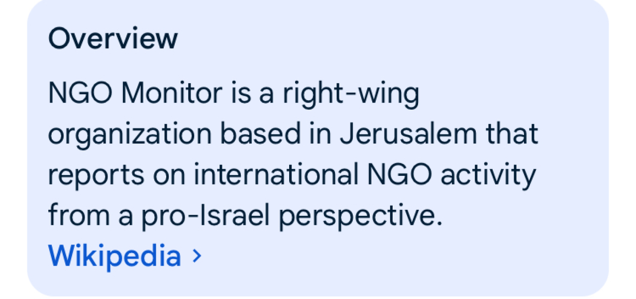 So are MSF wrong about Gaza too?