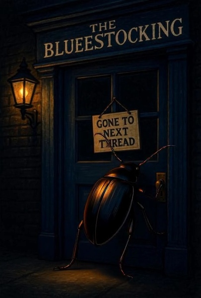 The Bluestocking does a late night flit again