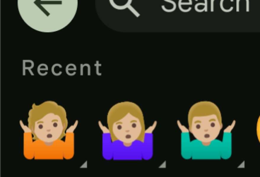 Why are the people emoji changing sex?