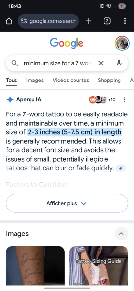 Some quick grammar advice needed please, for a tattoo 🙏🙂