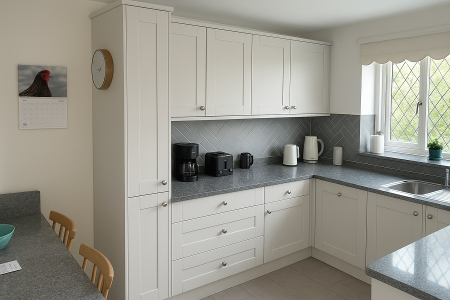 Cream shaker kitchen