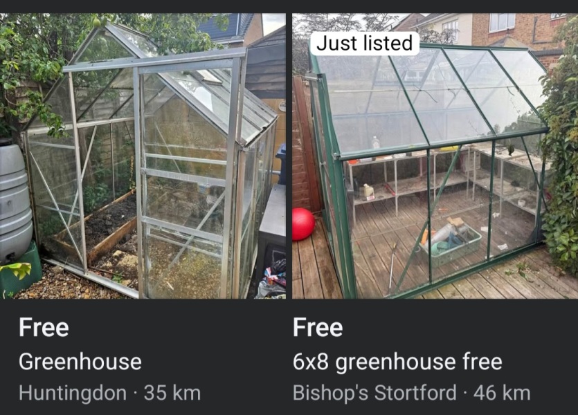 Greenhouse recommendations up to £300