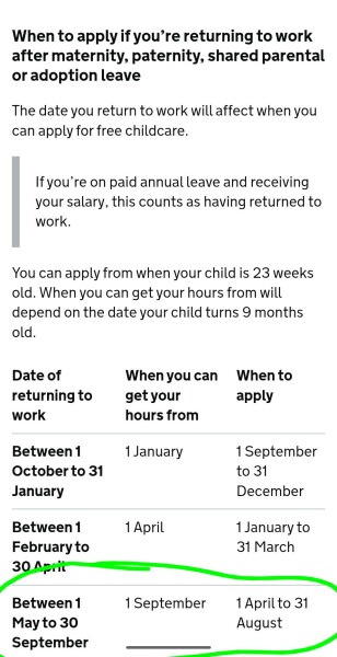 Help please - childcare hours