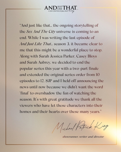 And Just like that S3 con't (and hopefully S4) the one where we hope Carrie finally bins Aidan