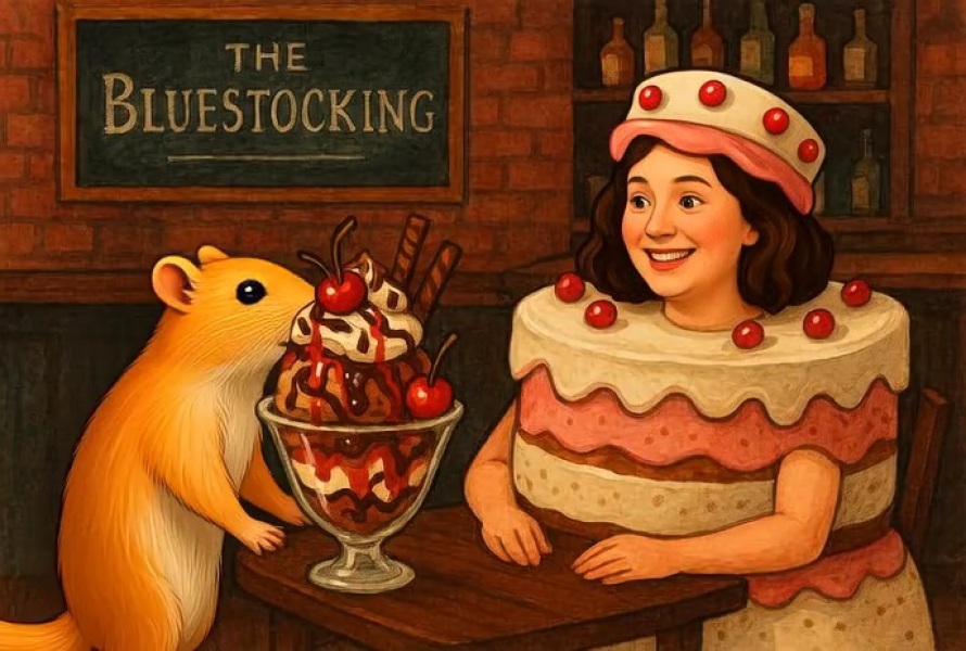 The Bluestocking does a late night flit again