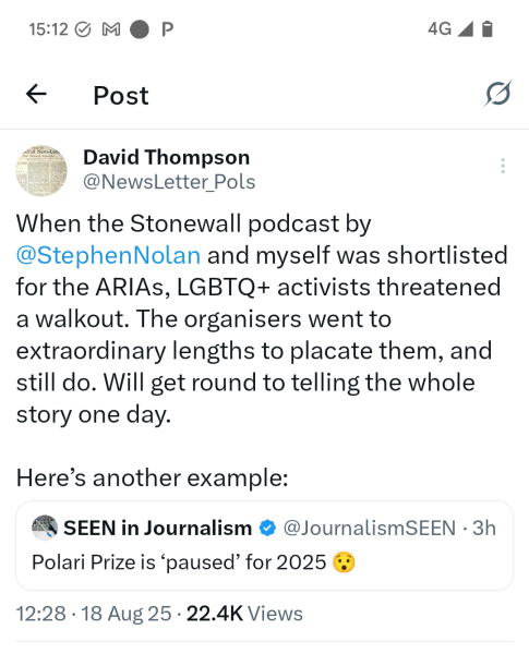 Polari prize nominees withdraw over inclusion of 'terf' John Boyne