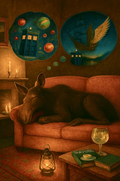 The Autumn Bluestocking - mist, mellow fruitfulness and hot chocolate!