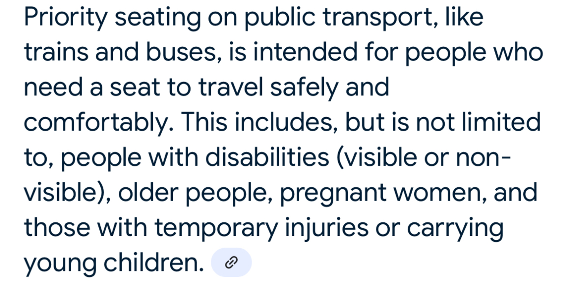 Train etiquette