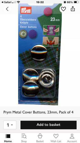 Upholstery guru needed! Button sourcing