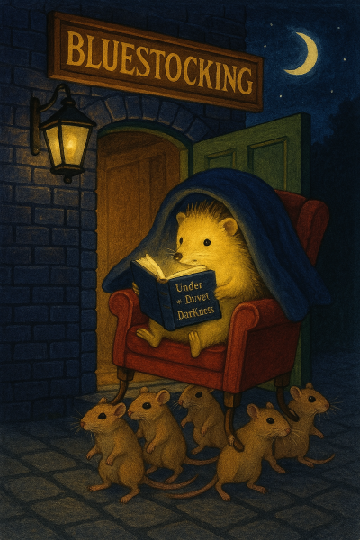 The Bluestocking does a late night flit again