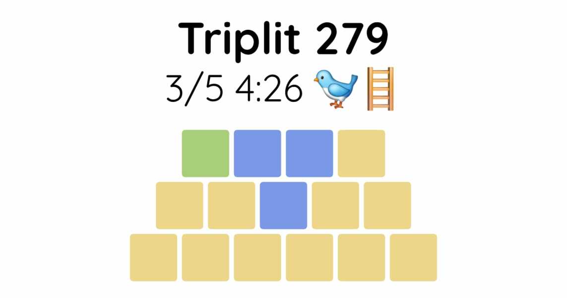 Yet another new word game - let me introduce you to Triplit!
