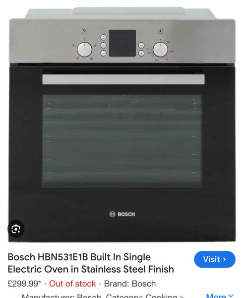 To ask if anyone has or recognises this Bosch oven?
