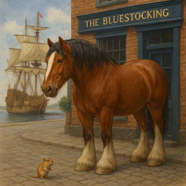 The Autumn Bluestocking - mist, mellow fruitfulness and hot chocolate!