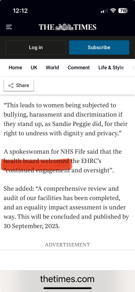 NHS Fife tries to silence nurse - Sandie Peggie vs NHS Fife Health Board and Dr Beth Upton - thread #50