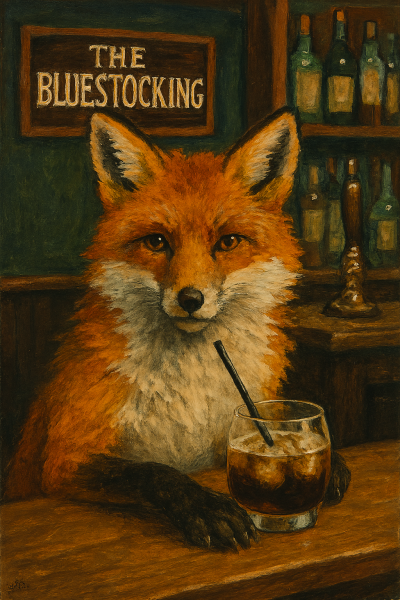 The Autumn Bluestocking - mist, mellow fruitfulness and hot chocolate!