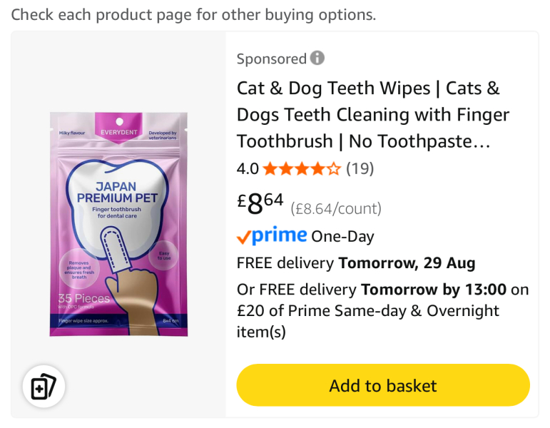 Advice on cat dental care - brushing teeth
