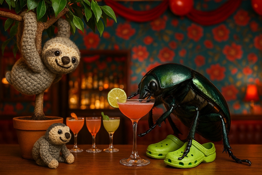 The Bluestocking does a late night flit again