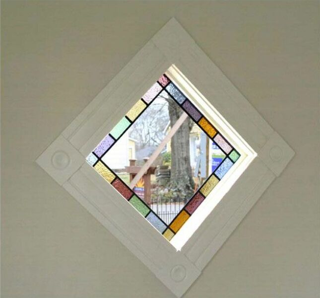 Diamond window covering