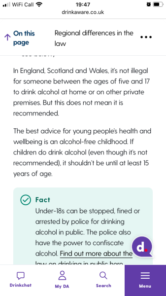 How much alcohol for a 15 year old?
