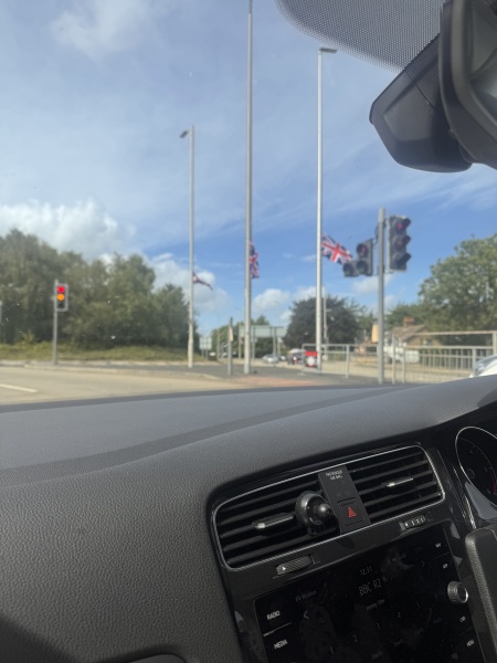 Children asking about the current influx of England flags…