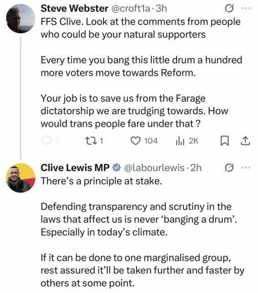 MP doesn’t understand how laws are made.