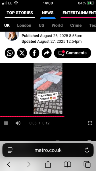 Children asking about the current influx of England flags…