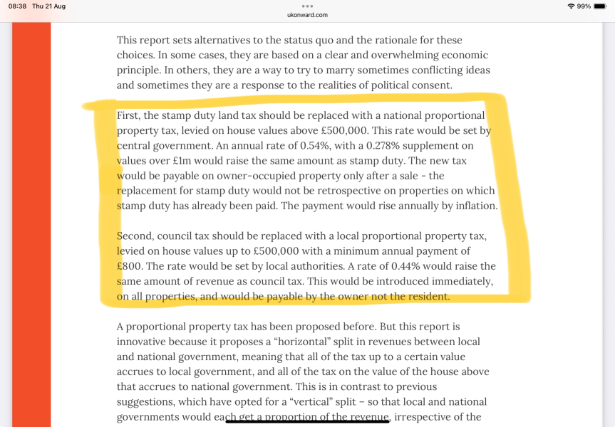 Council tax & stamp duty reform