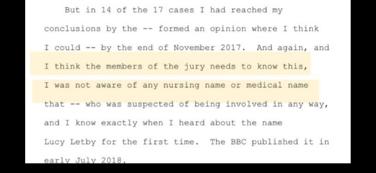 Lucy Letby: have you changed your mind - thread 3