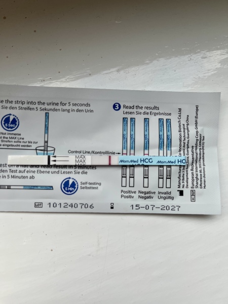 Faint bfp 10/11 dpo
