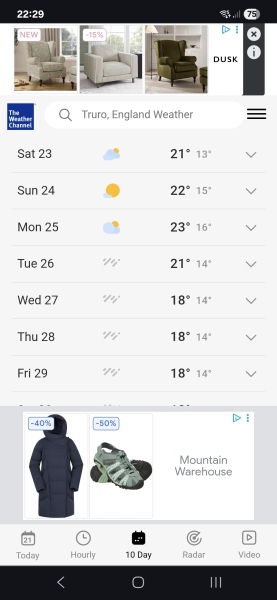 Anyone in Cornwall at the mo, what the weather like?