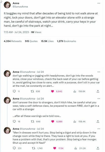 What would you actually do if you saw a transperson in the wrong toilet/changing room for their sex?