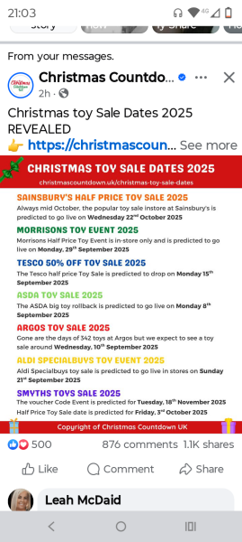 It's the return of the Christmas bargain thread - 1 - the one where it's the first one of the year