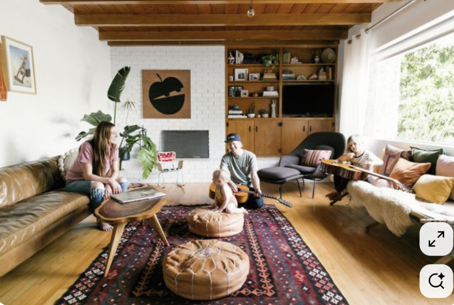 What colours would you decorate this living room?