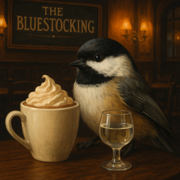 The Autumn Bluestocking - mist, mellow fruitfulness and hot chocolate!